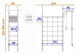 Sprossenwand Pegasus (3)