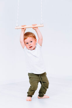 trapeze swing wooden for children