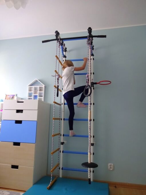 wall bars gamma plus blue kids