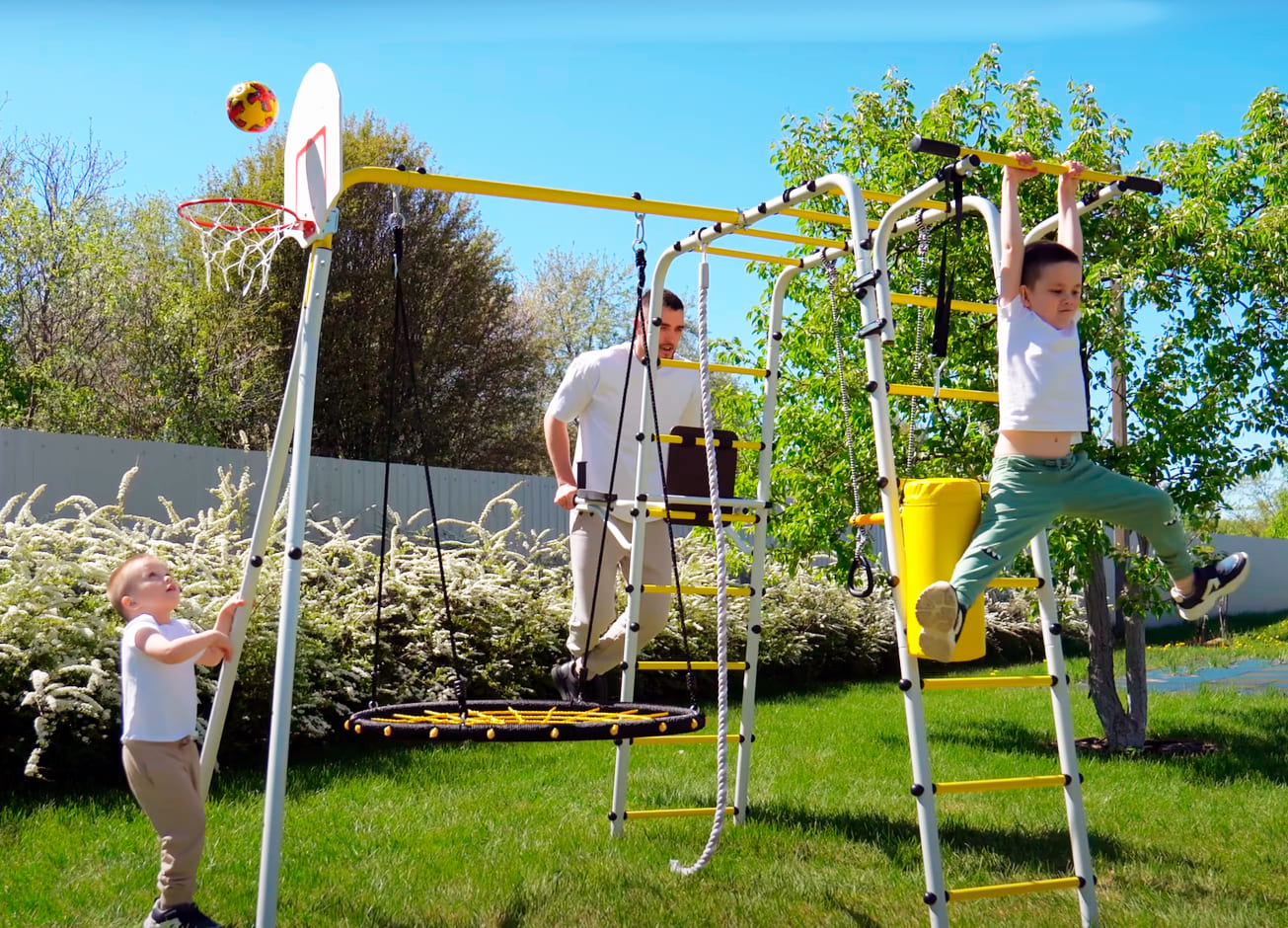 Klettergerüst für den Garten Fitness – Bild 3