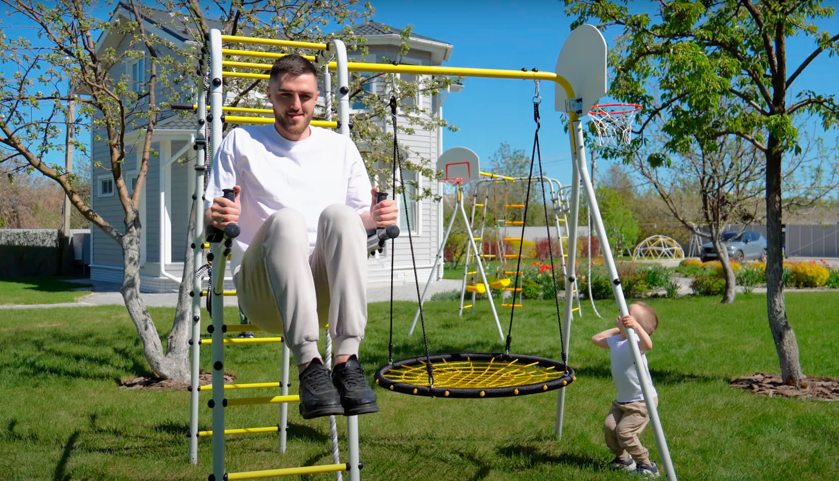 Klettergerüst für den Garten Fitness – Bild 4