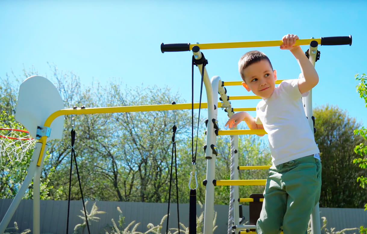 Klettergerüst für den Garten Fitness – Bild 5
