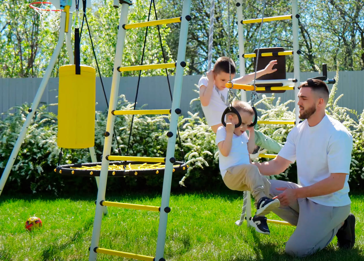 Klettergerüst für den Garten Fitness – Bild 6