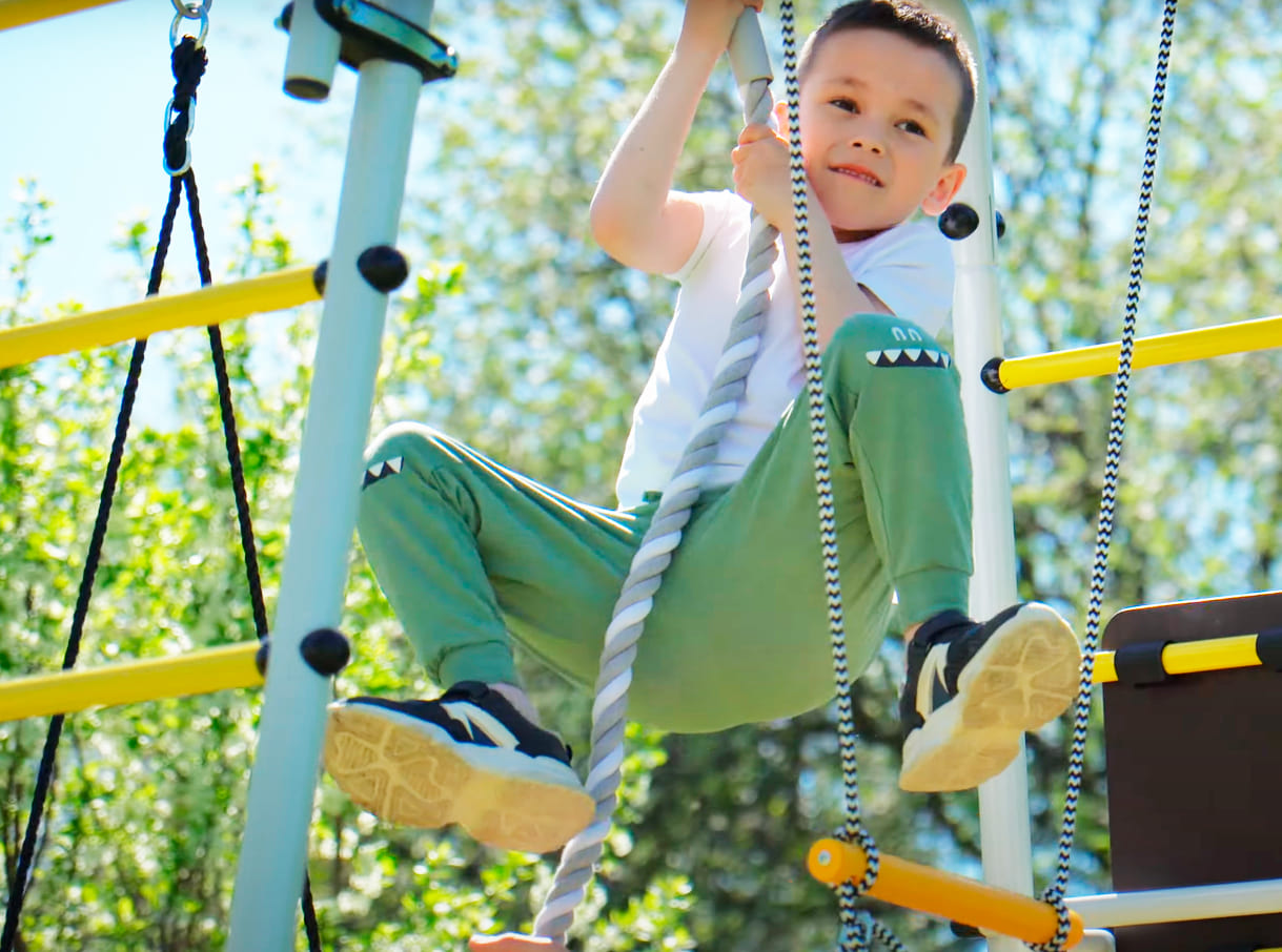 Klettergerüst für den Garten Fitness – Bild 7