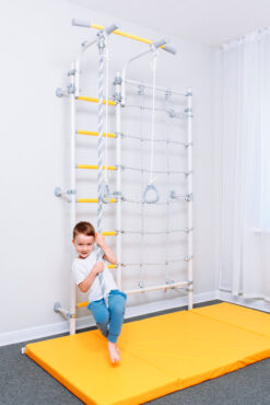 wall bar comet next 3 for children silver yellow