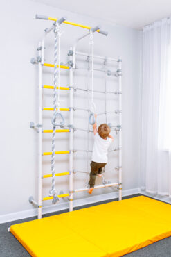 wall bar comet next 3 with accessories silver yellow