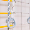 gym climbing rope gray