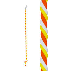 gym climbing rope orange