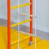 rope ladder to the wall bars wooden
