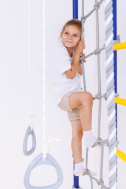pull up bar for children blue