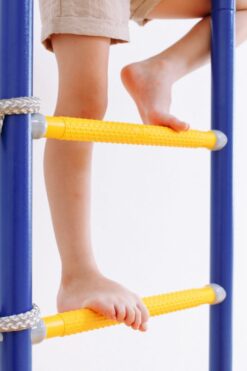 pull up bars for children blue