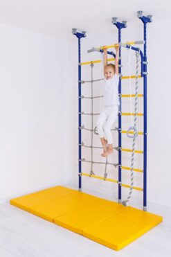 wall bar mercury 3 for children blue