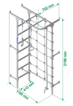 wall bars next 4 white dimensions
