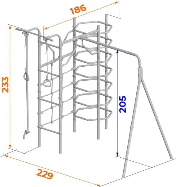Klettergerüst für den Garten Raumstation – Bild 13