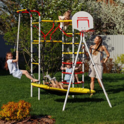 outdoor playground space station kids