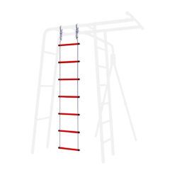 outdoor rope ladder red