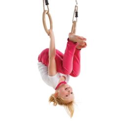 gymnastic rings for kids wooden