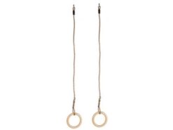 gymnastic rings wooden