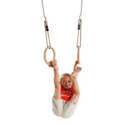 wooden gymnastic rings for kids