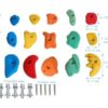 climbing holds colours dimensions