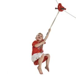 garden zipline red photo