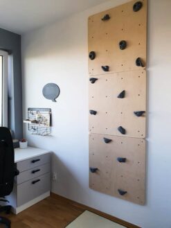 climbing wall wood