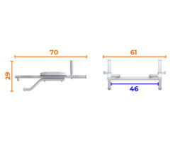dip bars dimensions