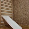slide white indoor home wall bars