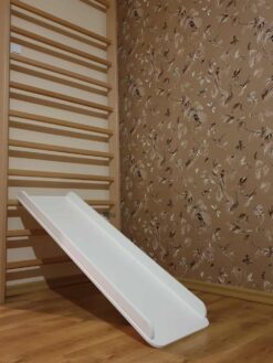 slide white indoor home wall bars