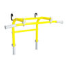 pull up and dip bars yellow