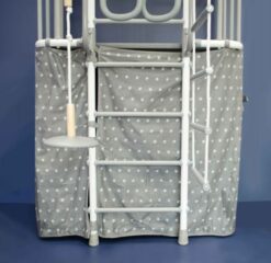 gymnastic wallbars with playgouse indigo pastel grey