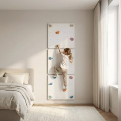 Alternative view of Weiße Kletterwand fürs Kinderzimmer