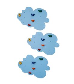 Kletterwand fürs Kinderzimmer Wolken