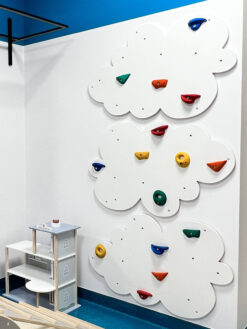 climbing wall clouds indoor