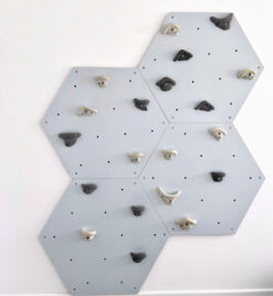 climbing wall for children hexagon