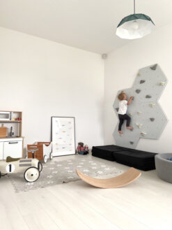 climbing wall for children hexagon