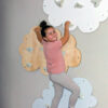 clouds climbing wall for children