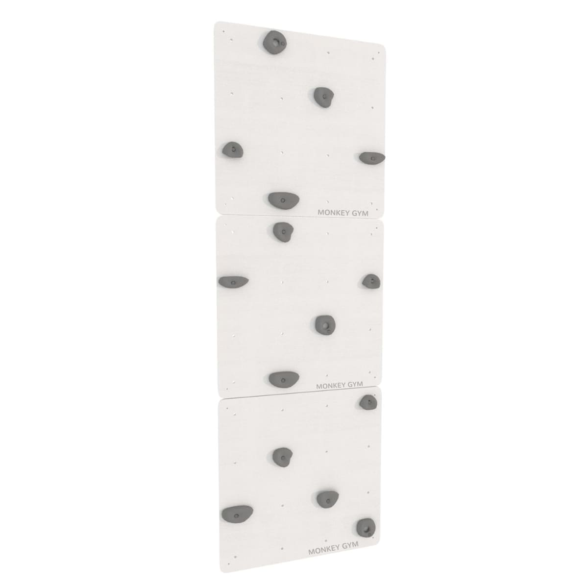 Weiße Kletterwand fürs Kinderzimmer