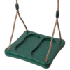 plastic square swing seat green