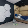 room hexagon wall