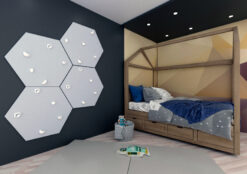 room hexagon wall