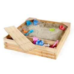 sandkasten holzern
