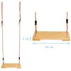 wooden swing dimensions