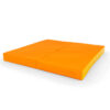 Gymnastikmatte 100x100x10 cm zweiteilige Komet orange