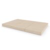 Gymnastikmatte 150x100x10 cm dreiteilige Komet beige