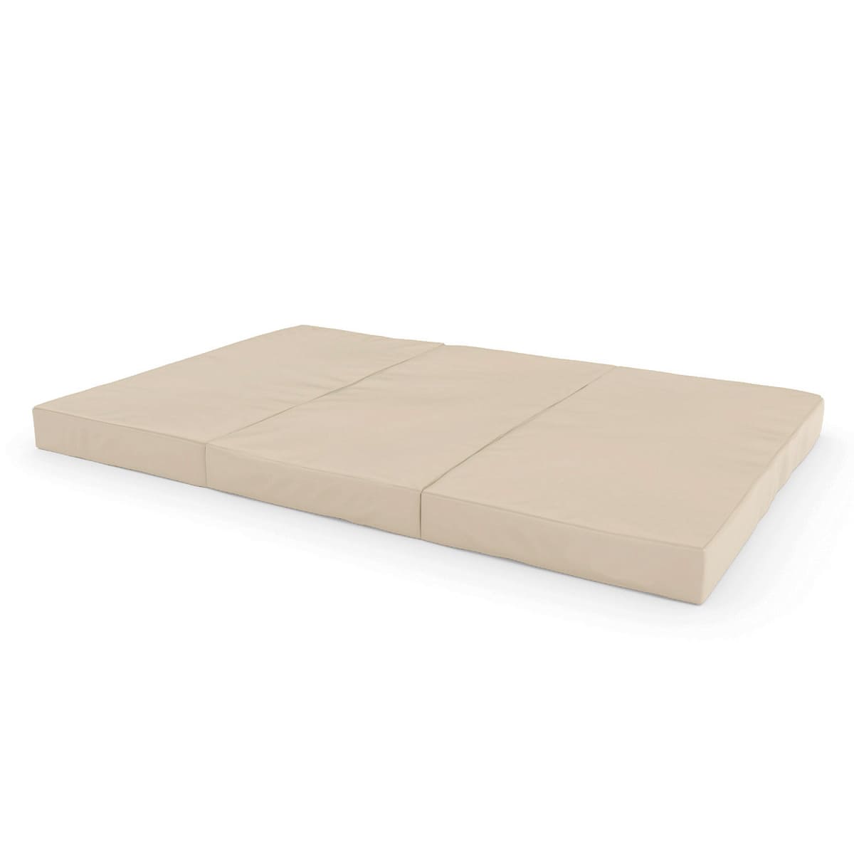 Gymnastikmatte 150x100x10 cm dreiteilige Komet beige