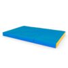 Gymnastikmatte 150x100x10 cm dreiteilige Komet blau gelb