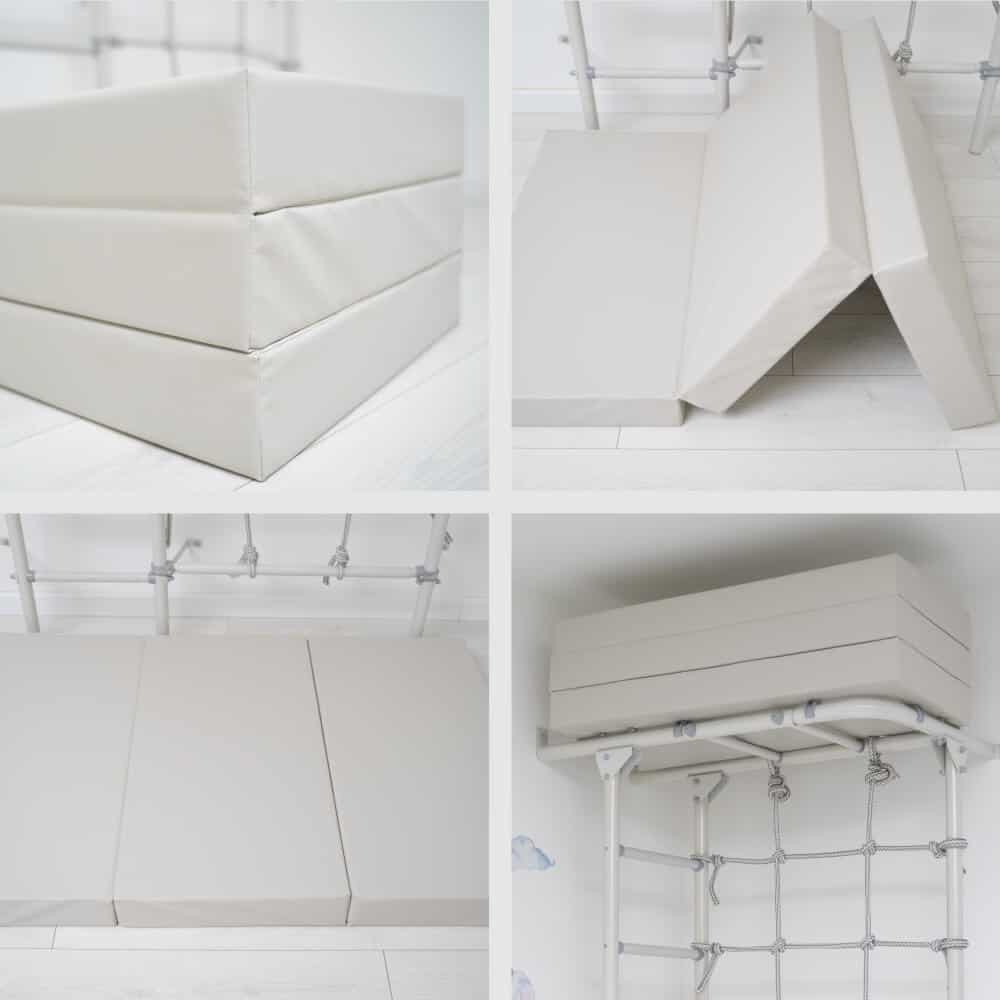 Gymnastikmatte 150x100x10 cm dreiteilige Komet00003