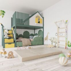 Gymnastikmatte 150x100x10 cm dreiteilige Komet0001