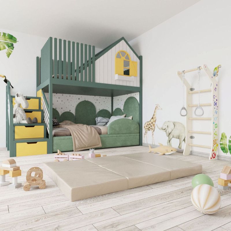 Gymnastikmatte 150x100x10 cm dreiteilige Komet0001